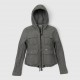 Γυναικείο Γκρι Jacket με Κουκούλα / Pre-Owned